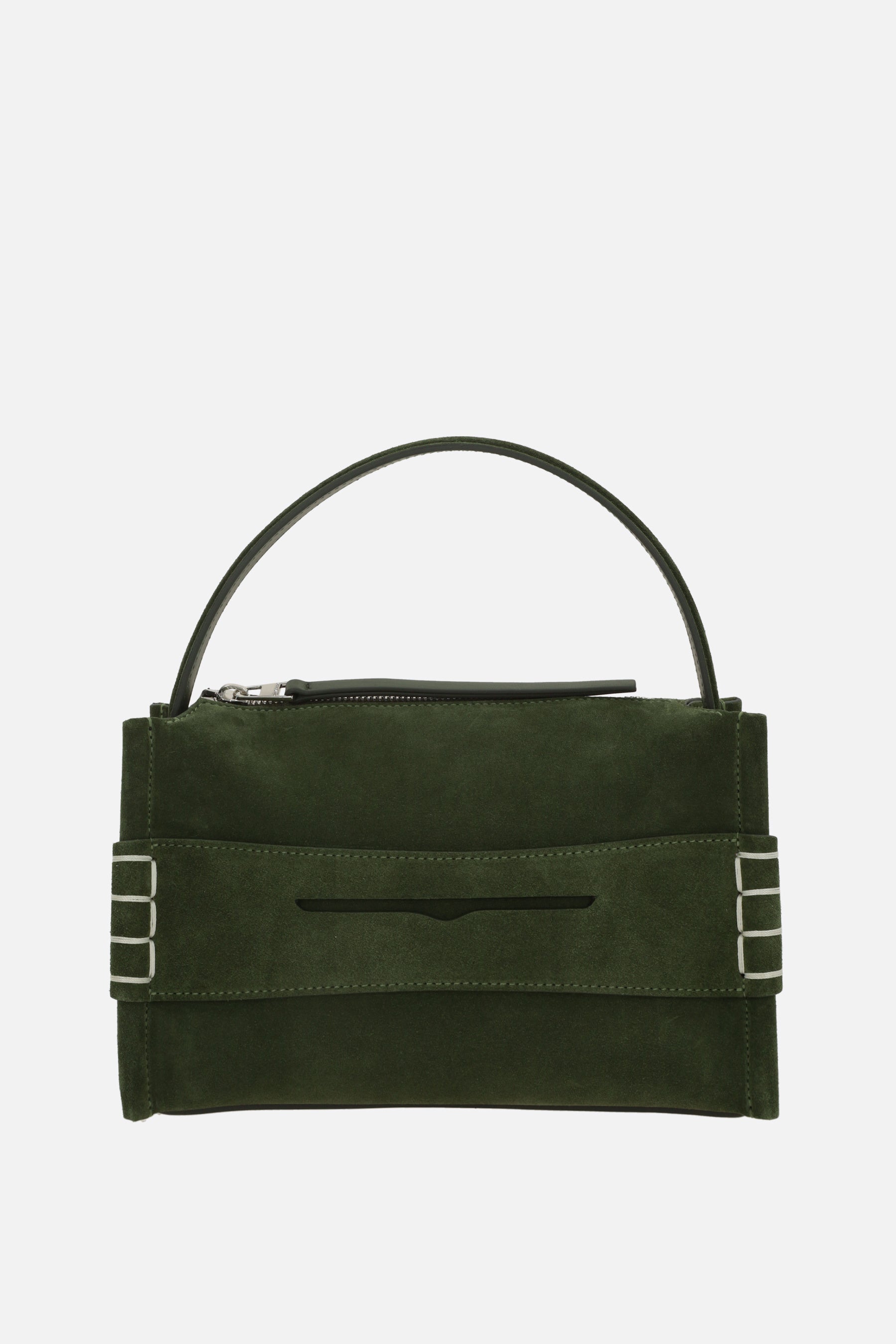 Loafer small handbag in suede