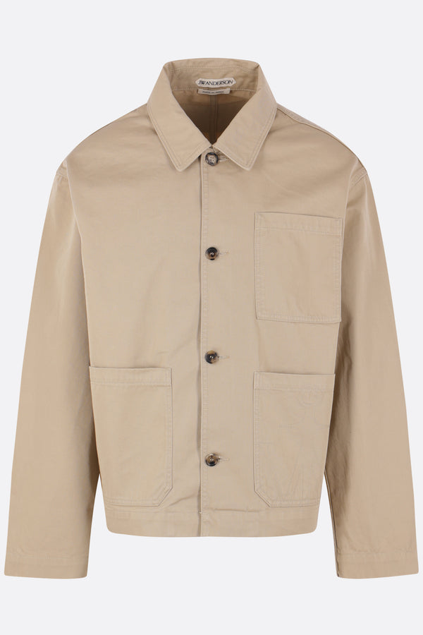 gabardine jacket with JW Anchor embroidery