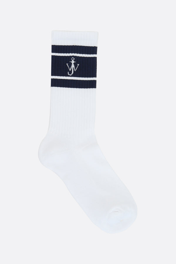 Sports socks in cotton blend