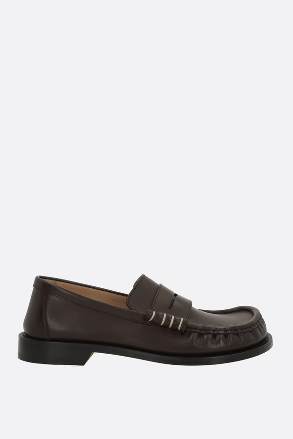 Mocassin loafers in smooth leather