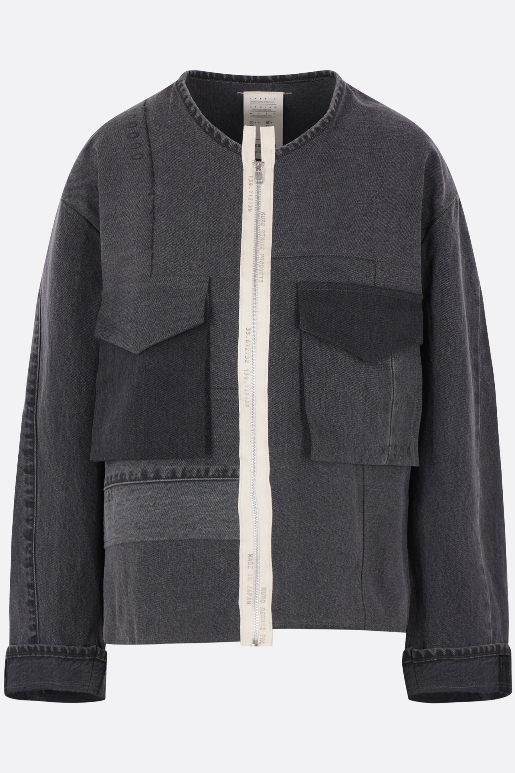 Remake Military Mark II oversized jacket in denim