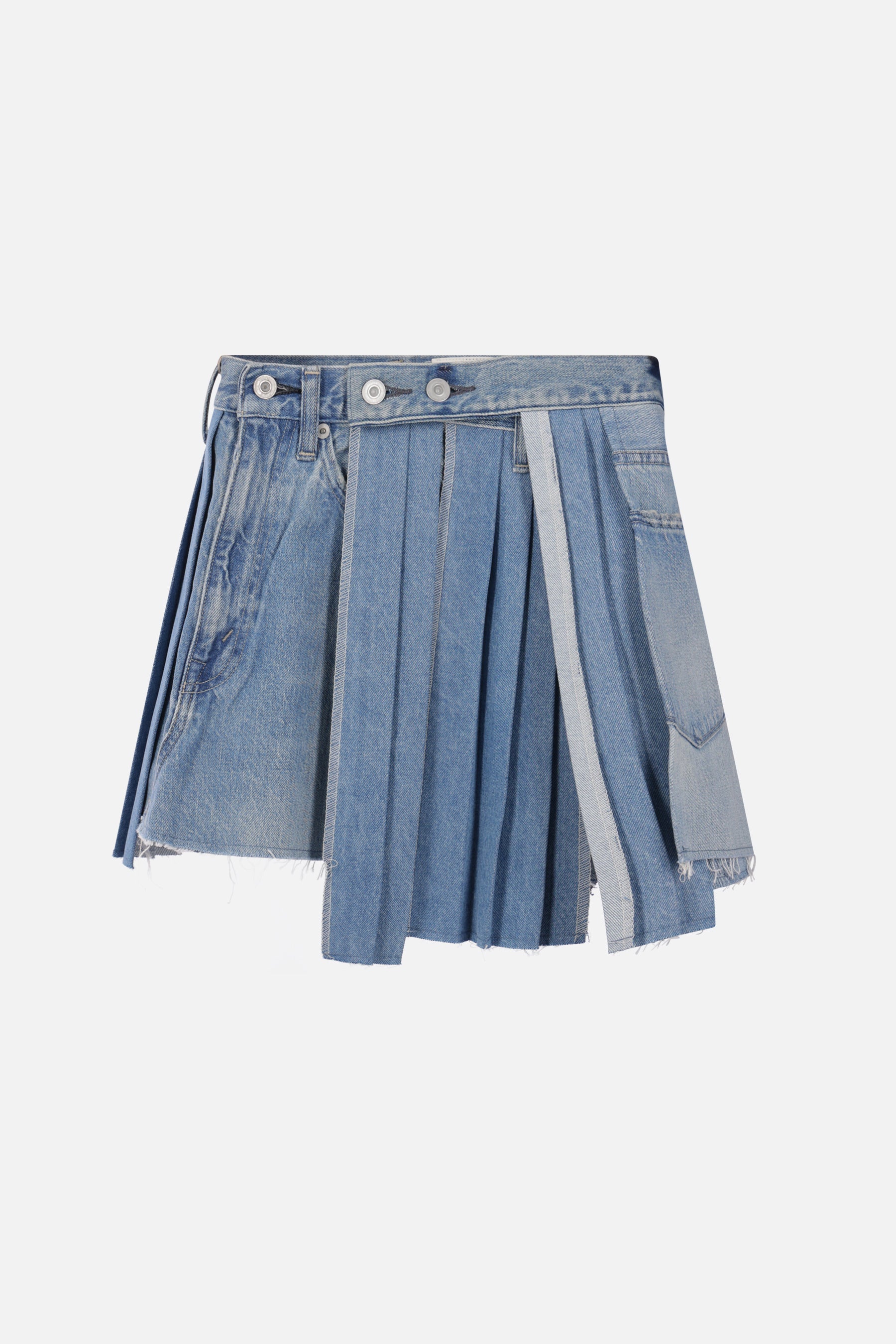 Remake Mark XIII mini skirt in denim