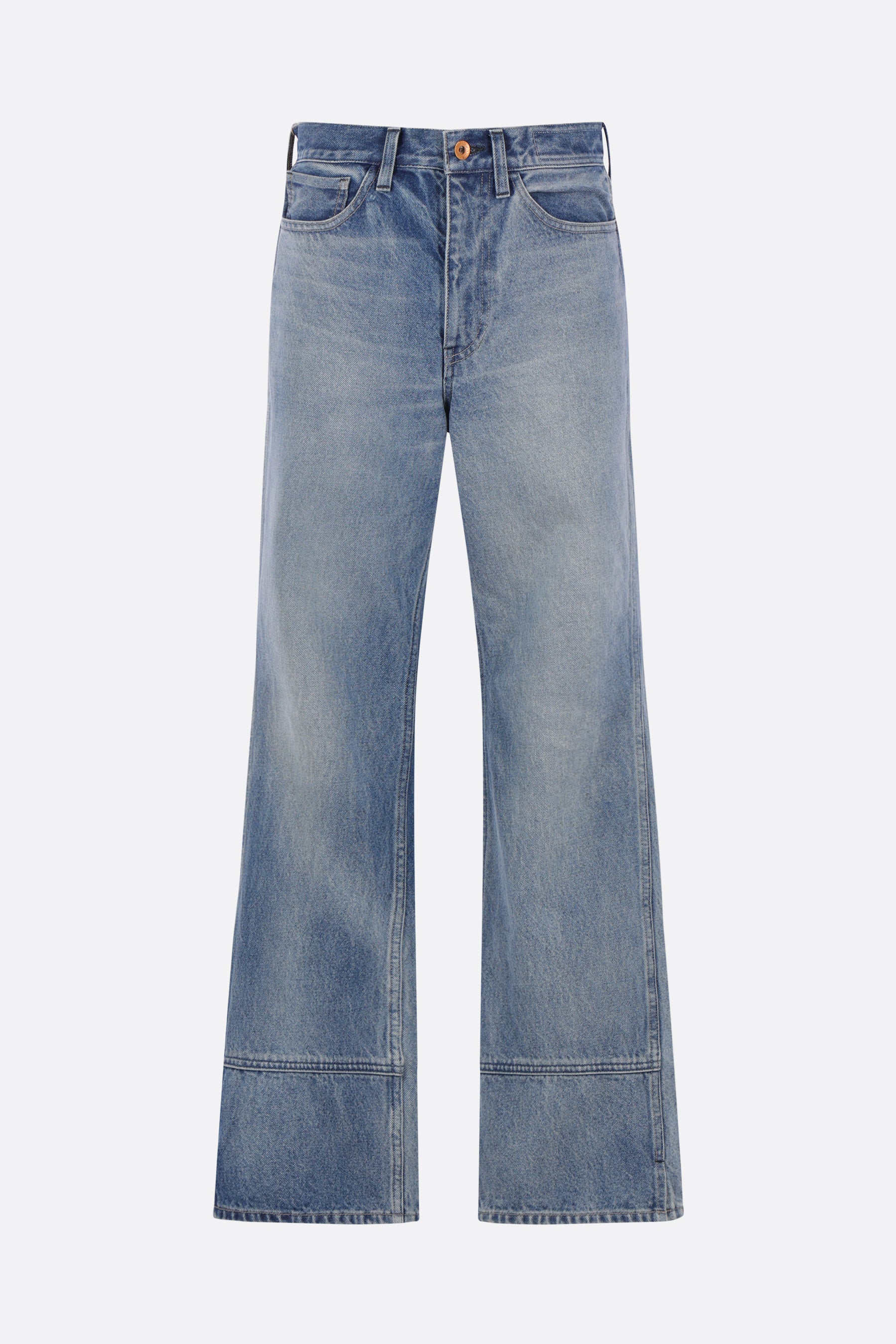 Split Panel jeans in denim