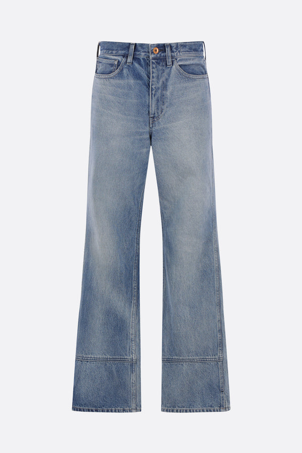 Split Panel jeans in denim