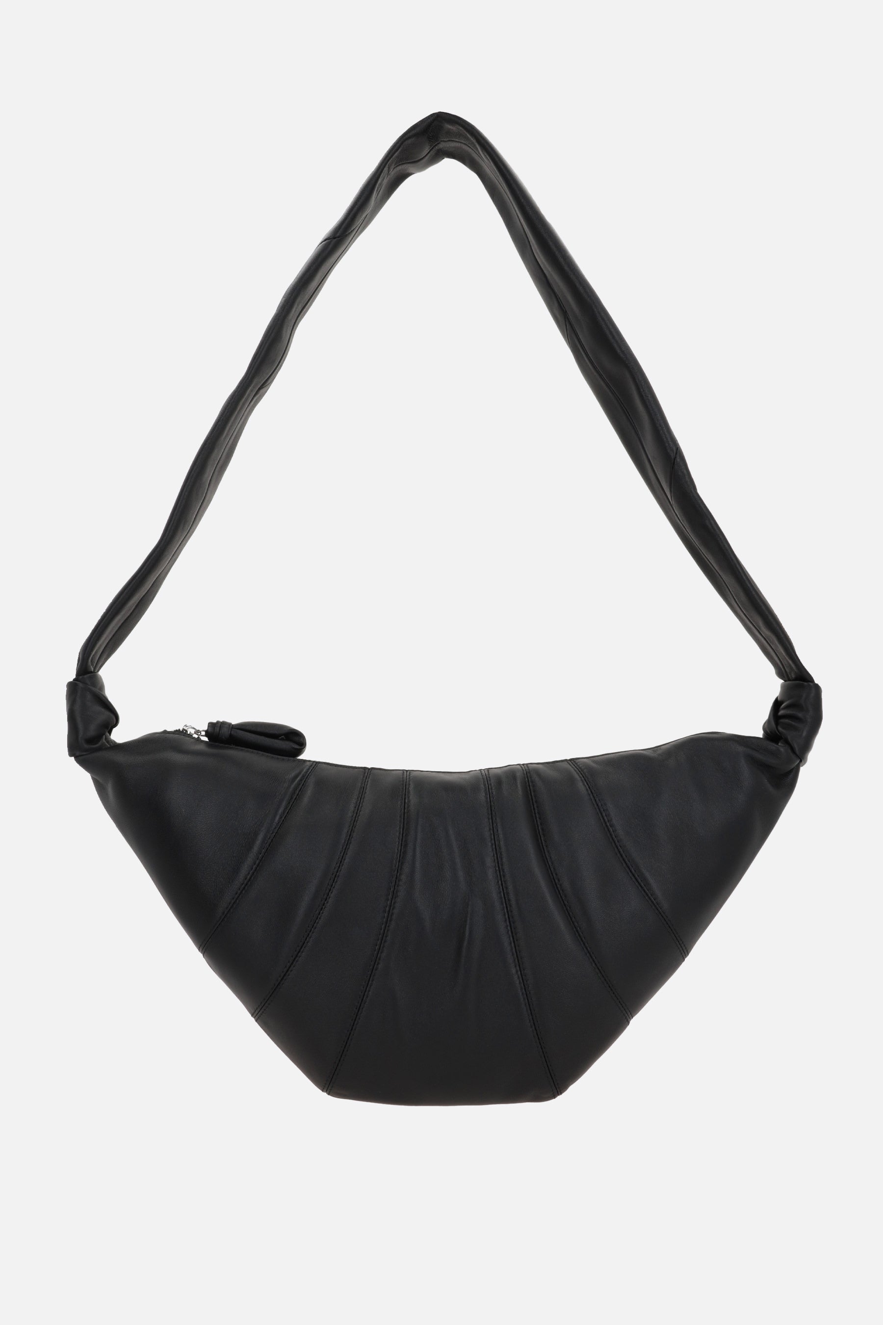 Croissant medium shoulder bag in nappa