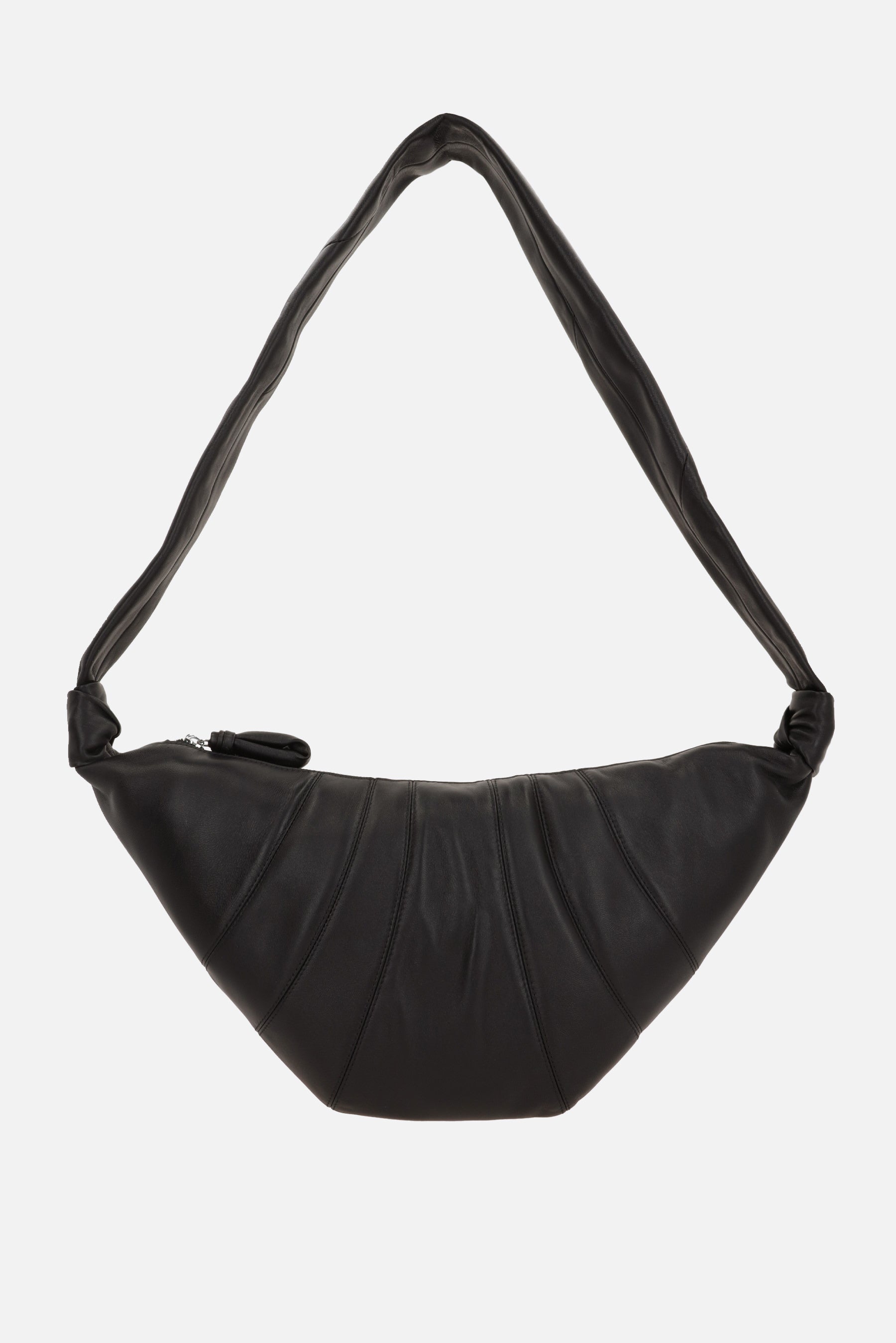 Croissant medium shoulder bag in nappa