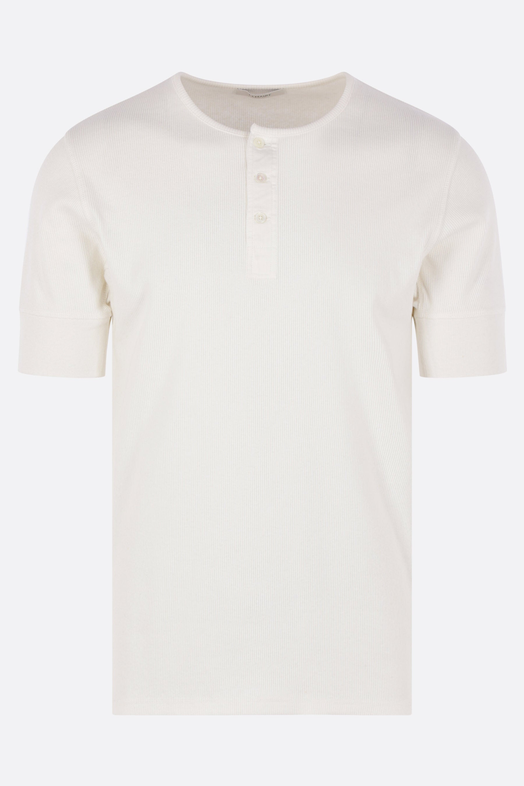 henley t-shirt in rib jersey