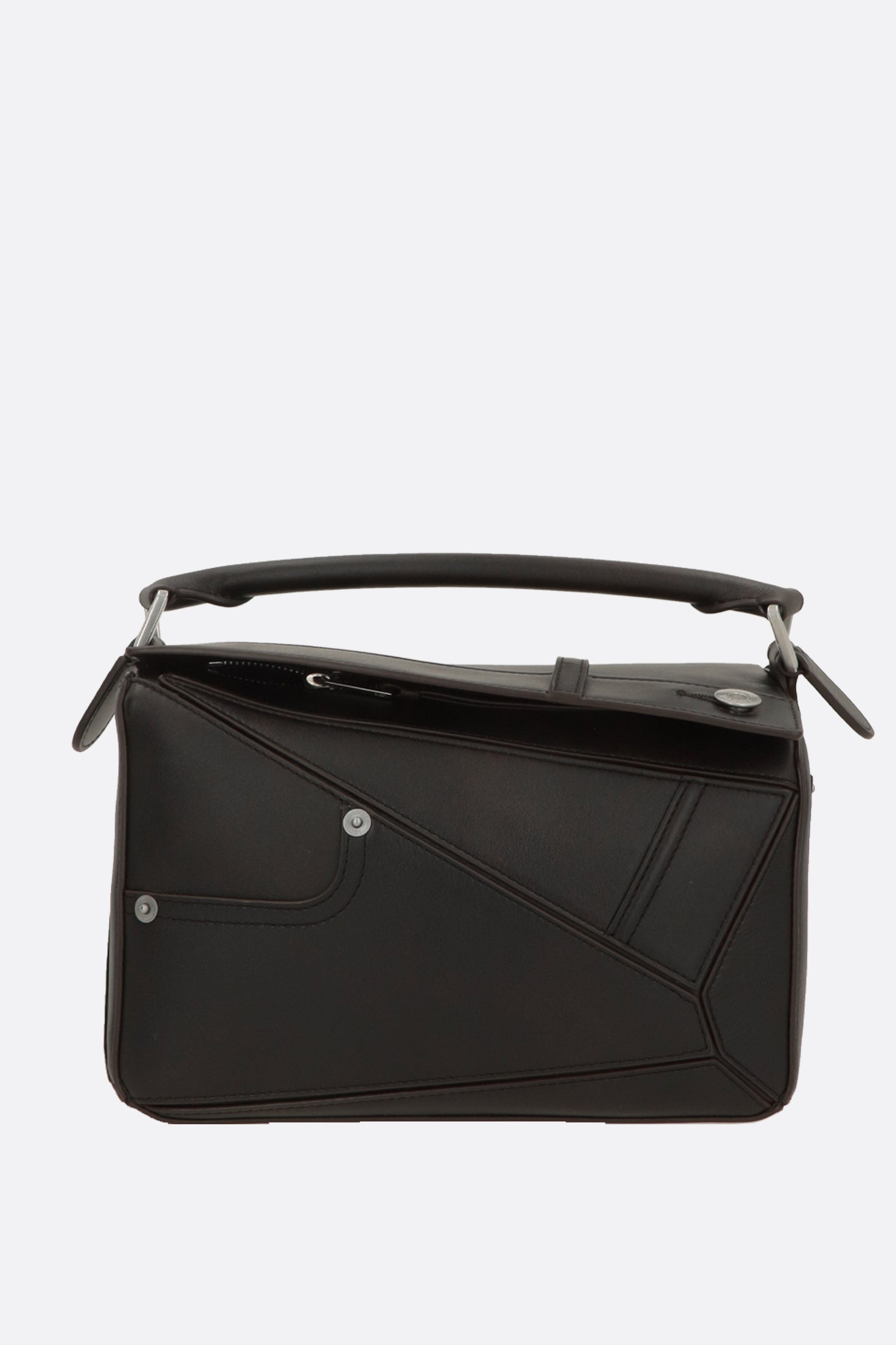 Panta small Puzzle handbag in shiny leather
