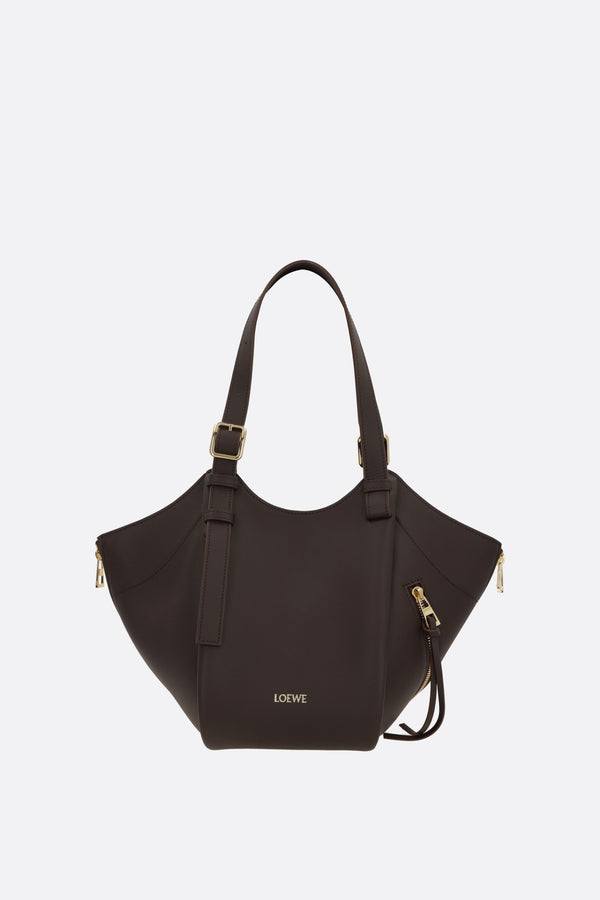 Hammock Flip medium handbag in smooth leather