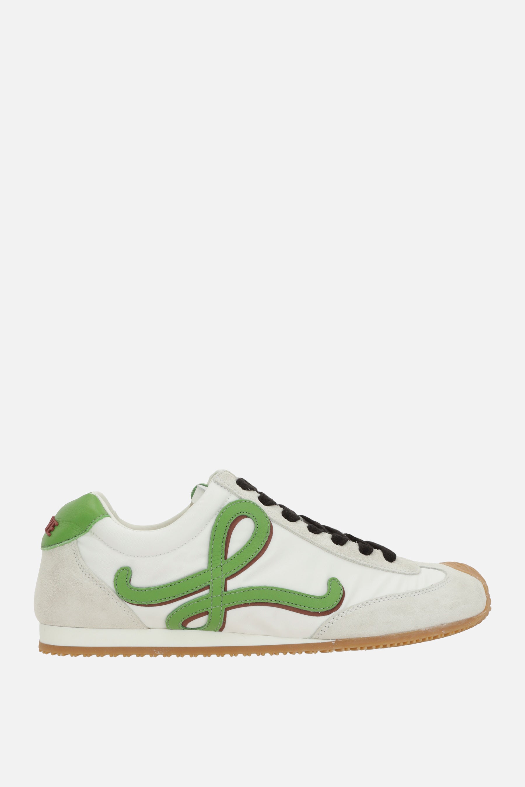 Ballet Runner 2.0 sneaker in nylon and leather