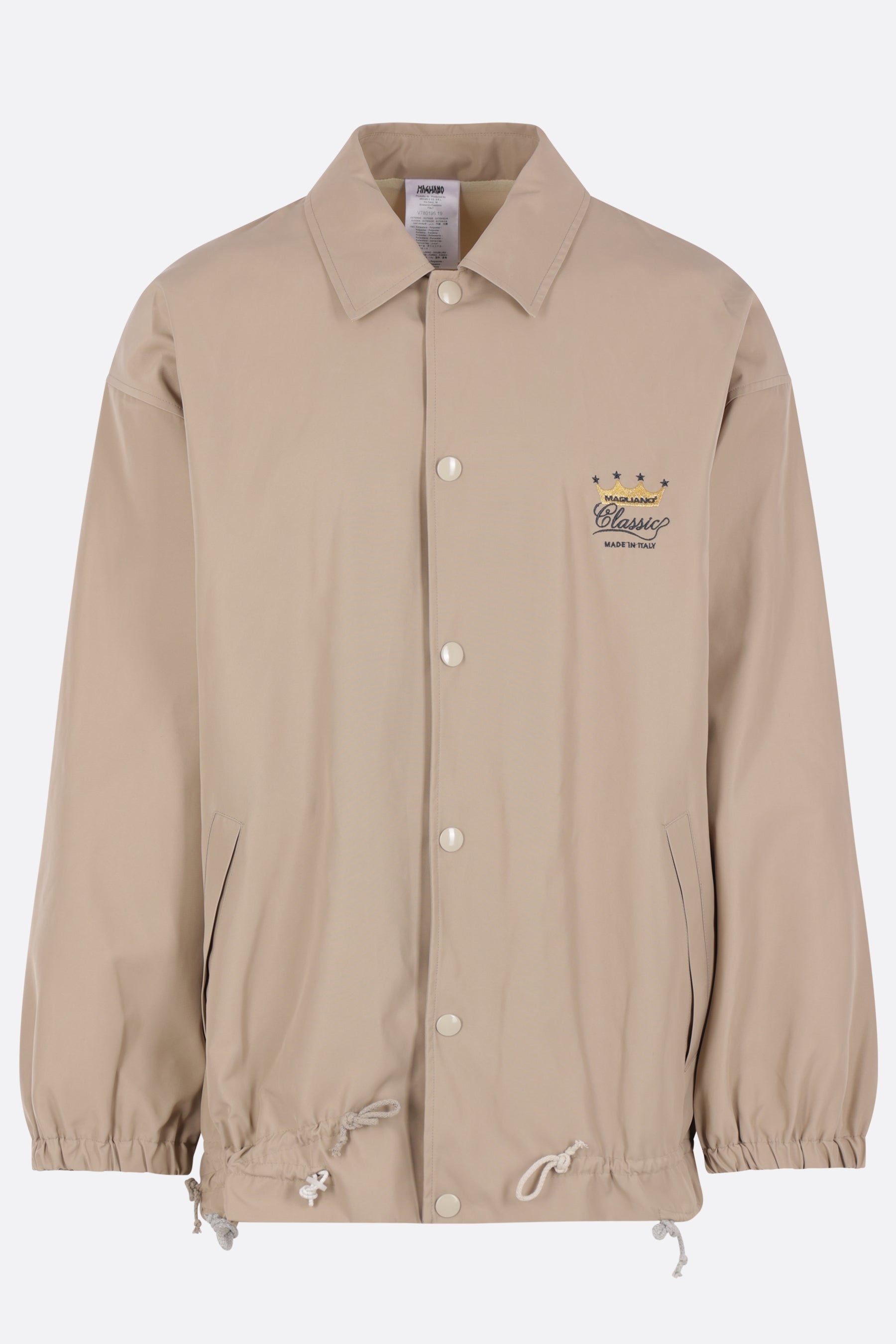 Classic oversized windbreaker in nylon