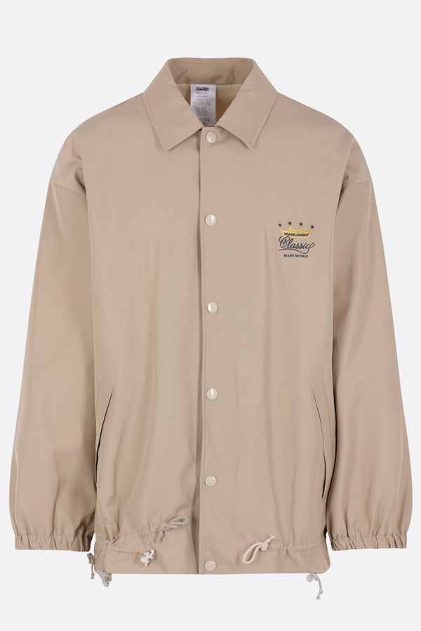 Classic oversized windbreaker in nylon