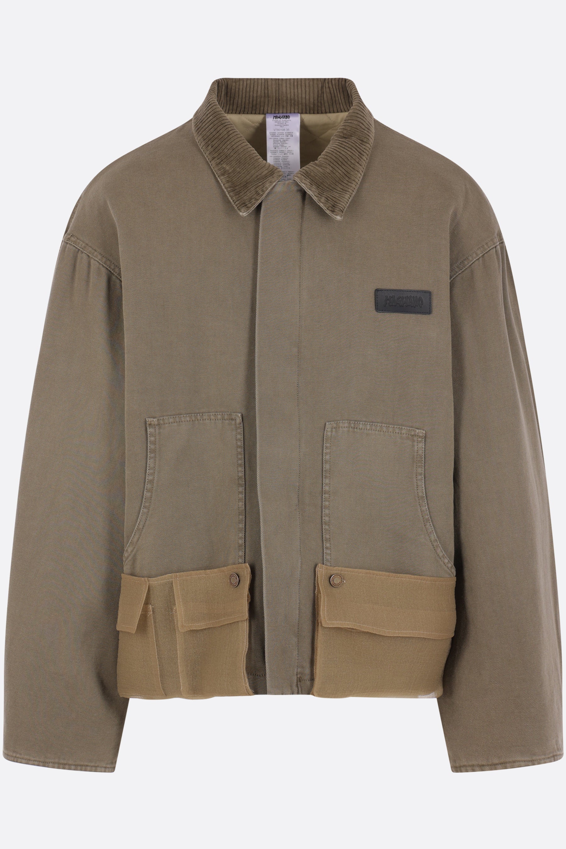 Cantiere oversized jacket in canvas