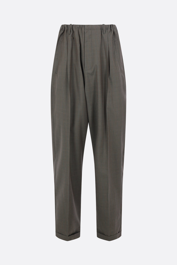People's trousers in wool