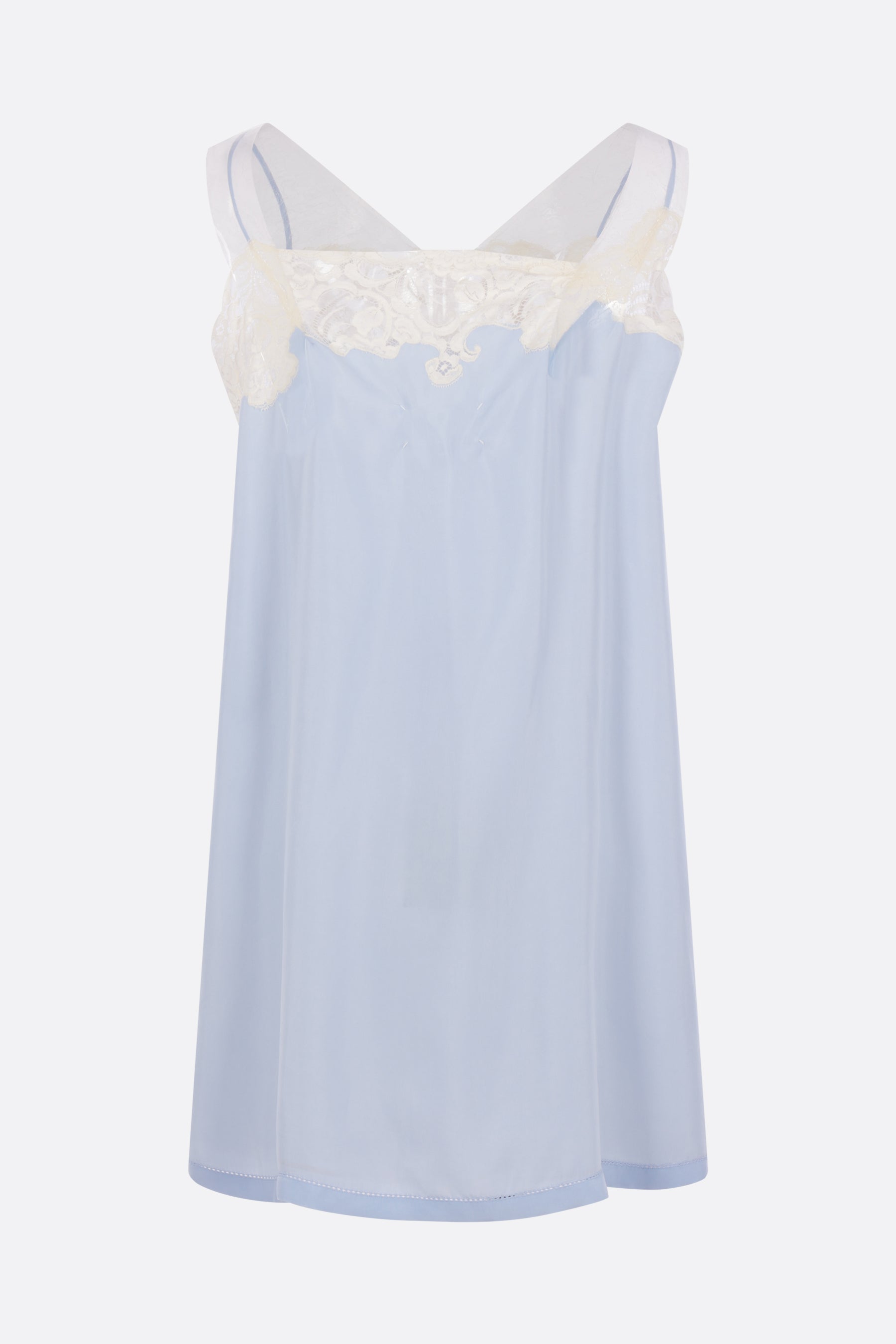 midi lace cami dress SATIN LACE CAMI MIDI DRESS WITH SLIT