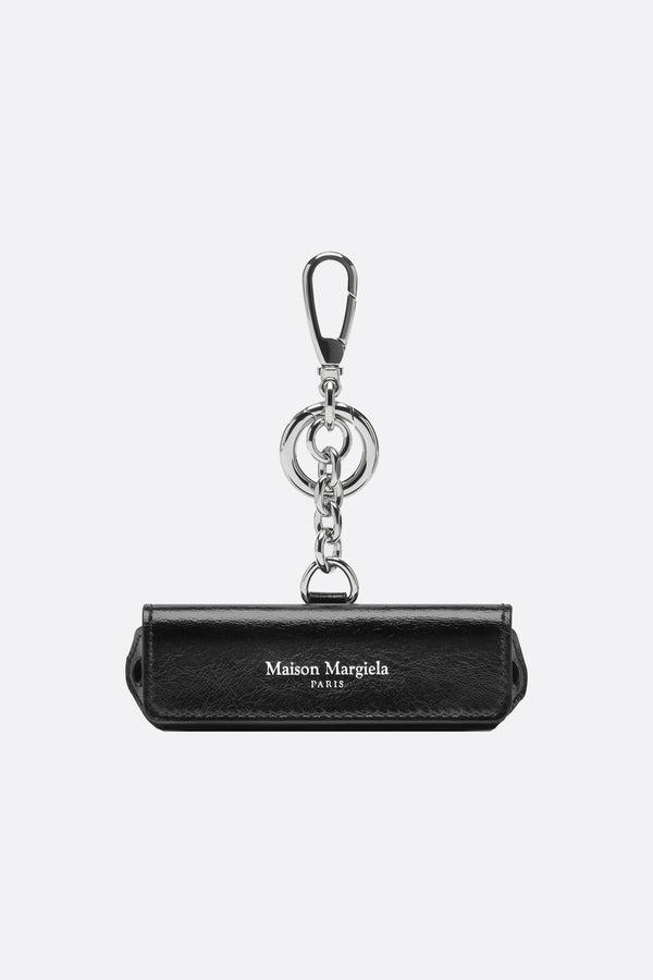 leather lipstick holder charm
