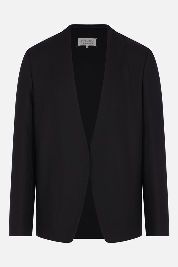 Minimalist jacket in wool