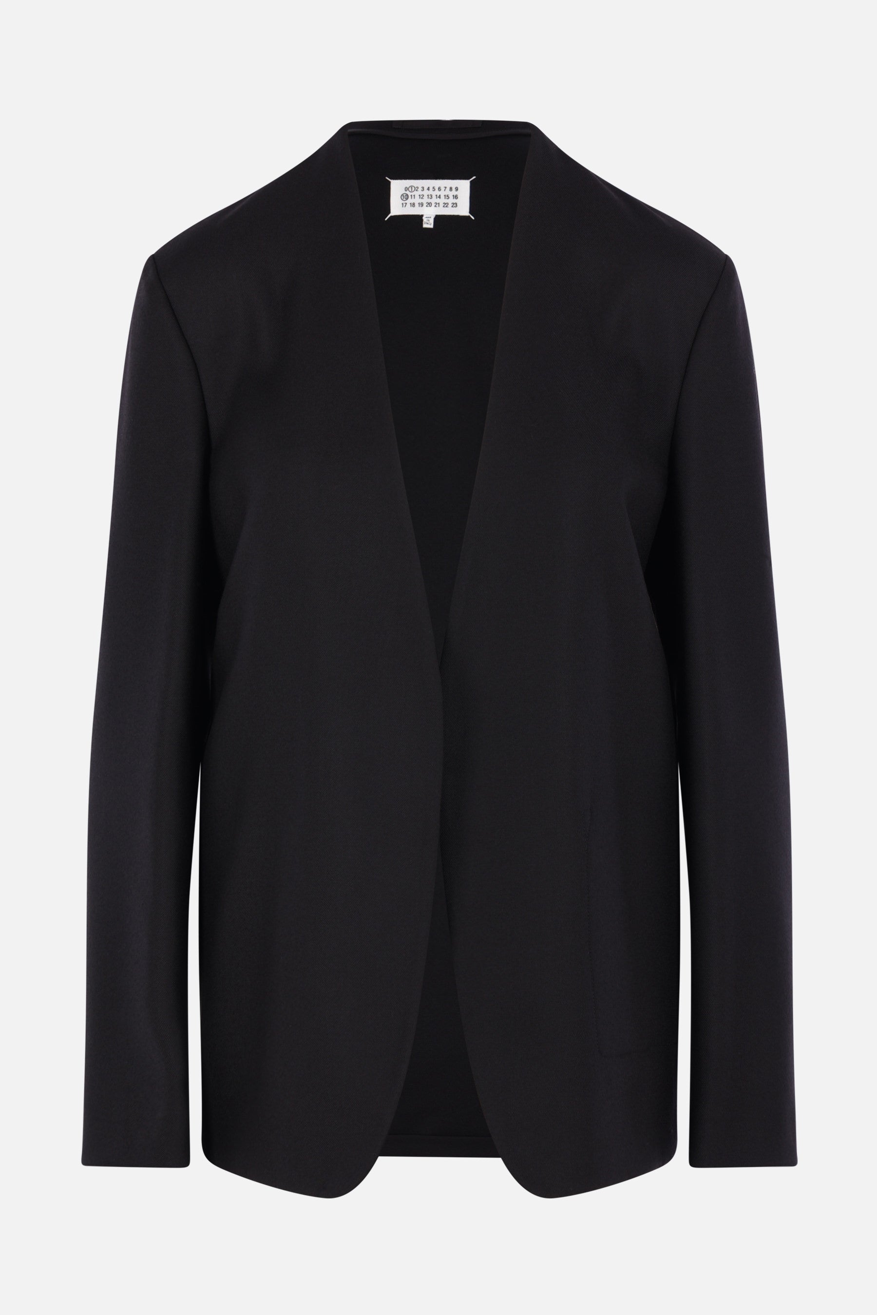 minimal jacket in wool