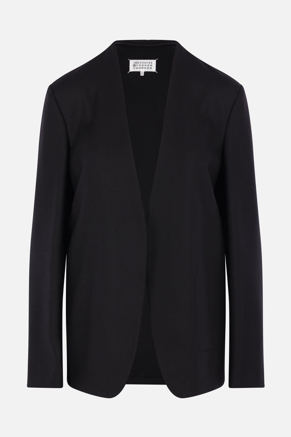 minimal jacket in wool