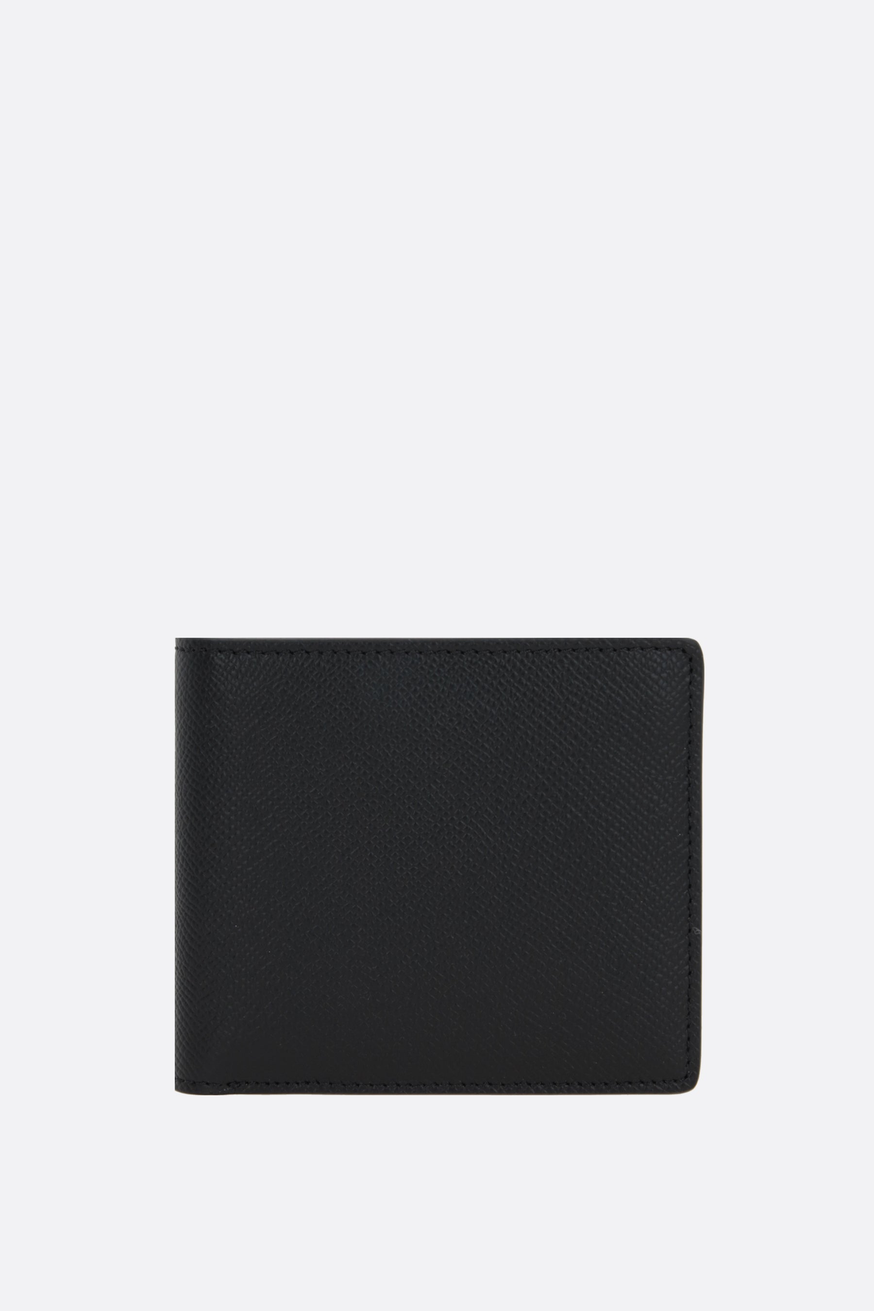 Four Stitches billfold wallet in textured leather