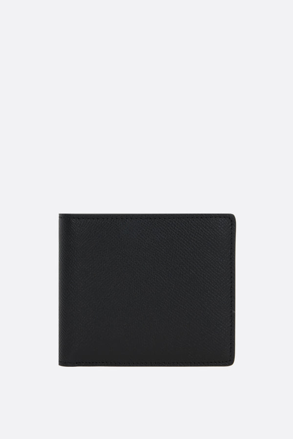 Four Stitches billfold wallet in textured leather