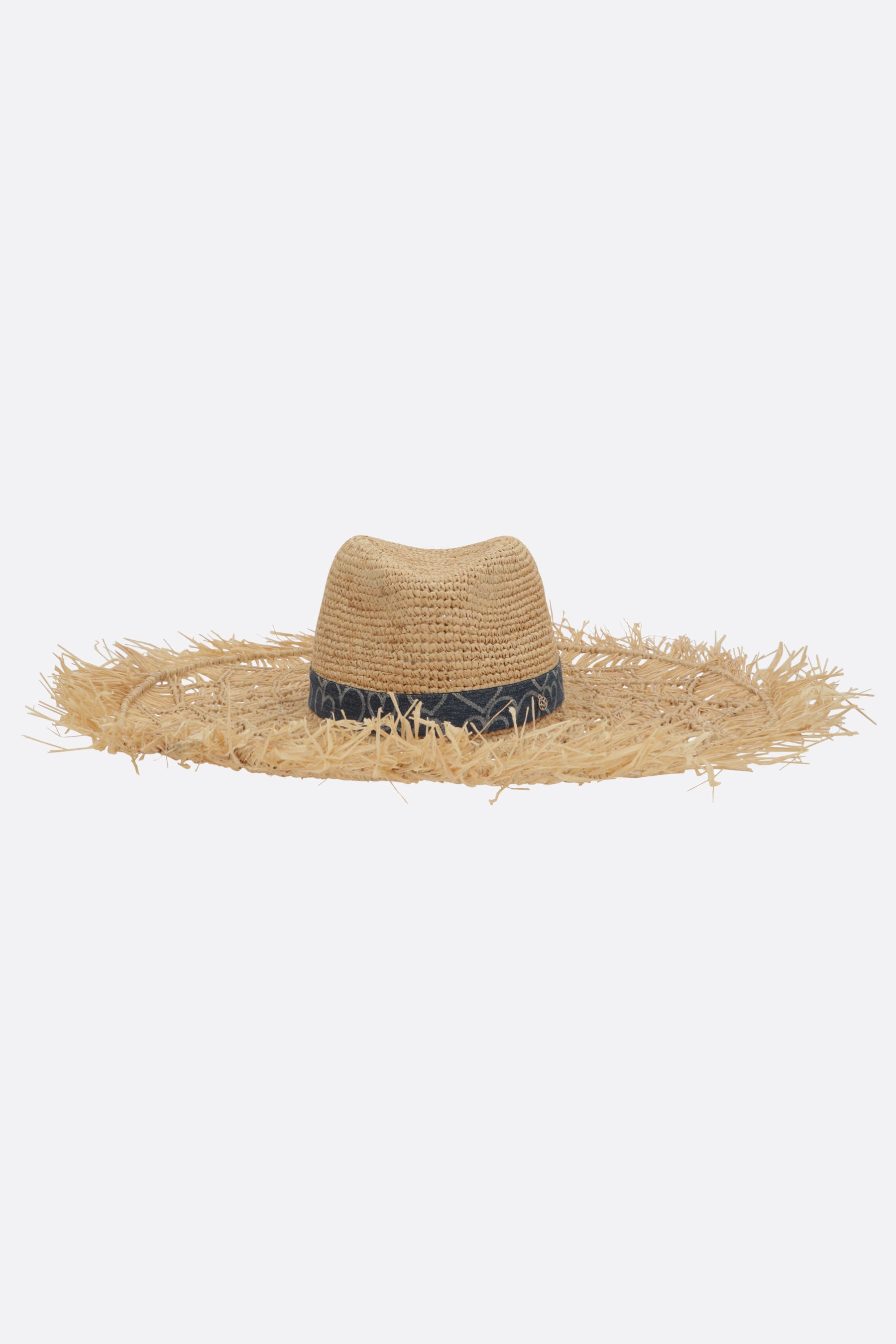 Big Sheryl capeline hat in raffia