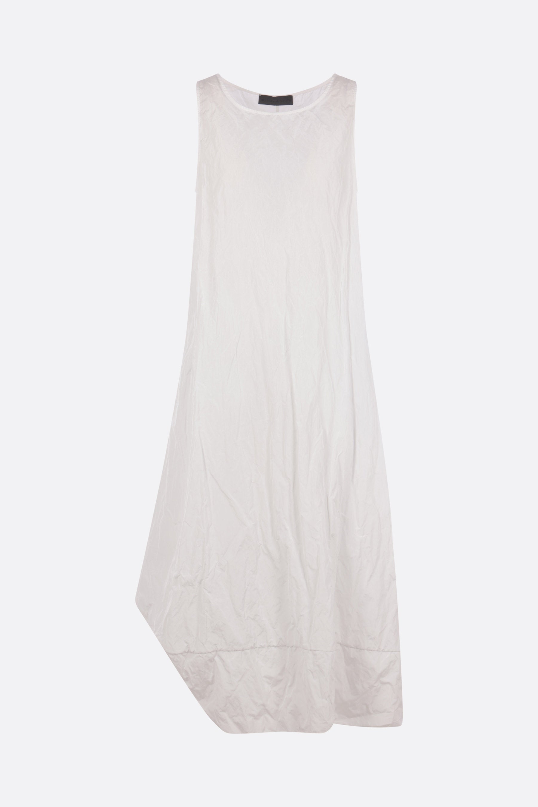 Puppet sleeveless dress in crinkled taffeta