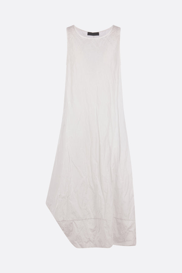 Puppet sleeveless dress in crinkled taffeta