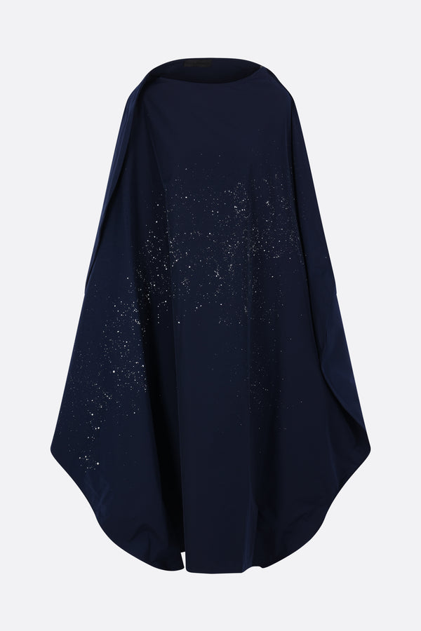 Vialactea dress in technical taffeta