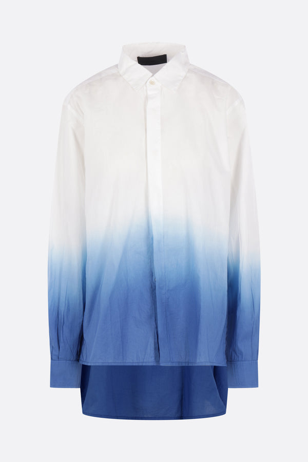 ombre dyed cotton shirt