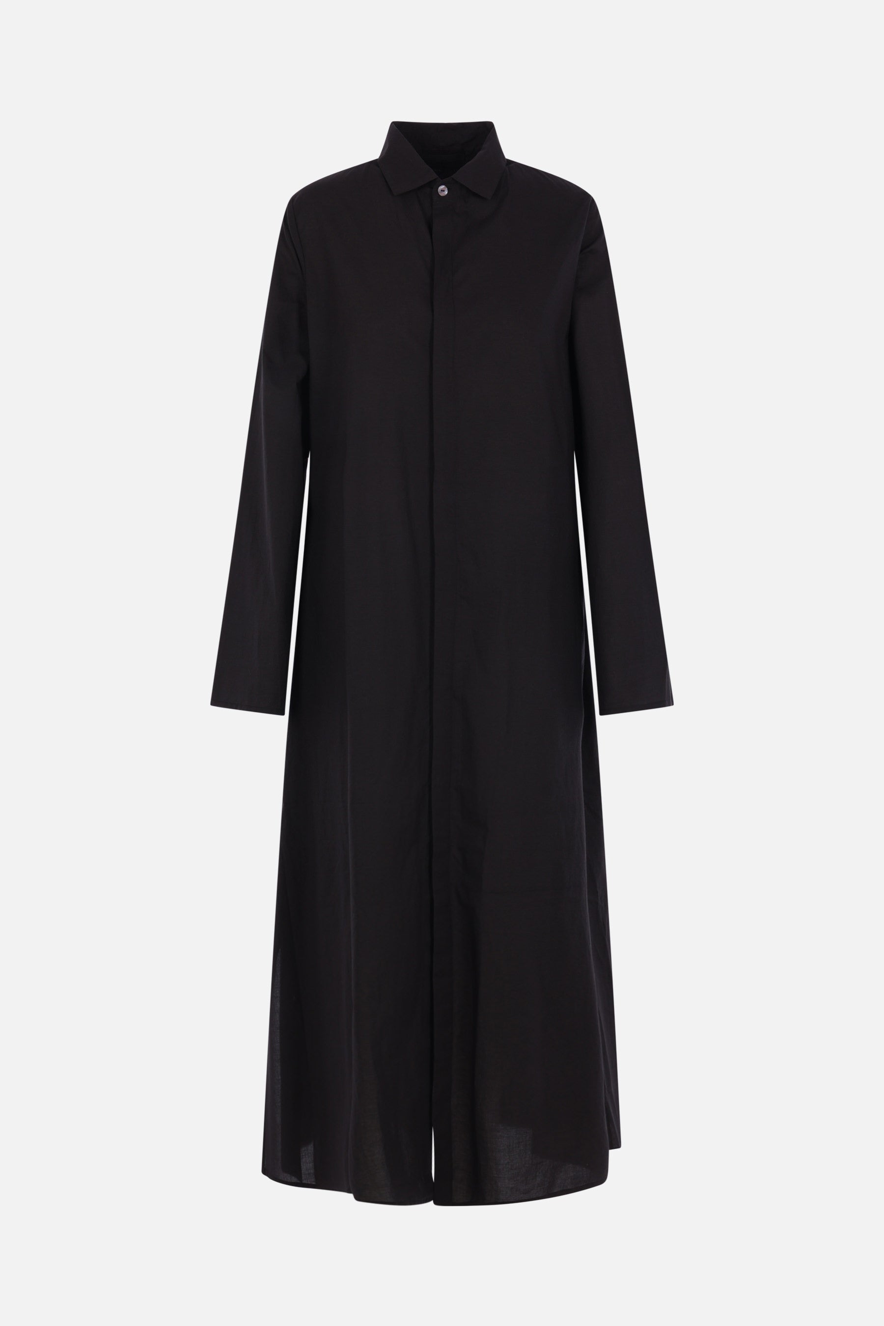 long shirt in poplin