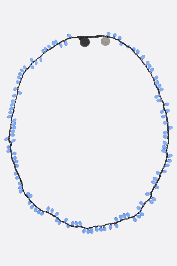 collana con applicazioni in vetro di Murano