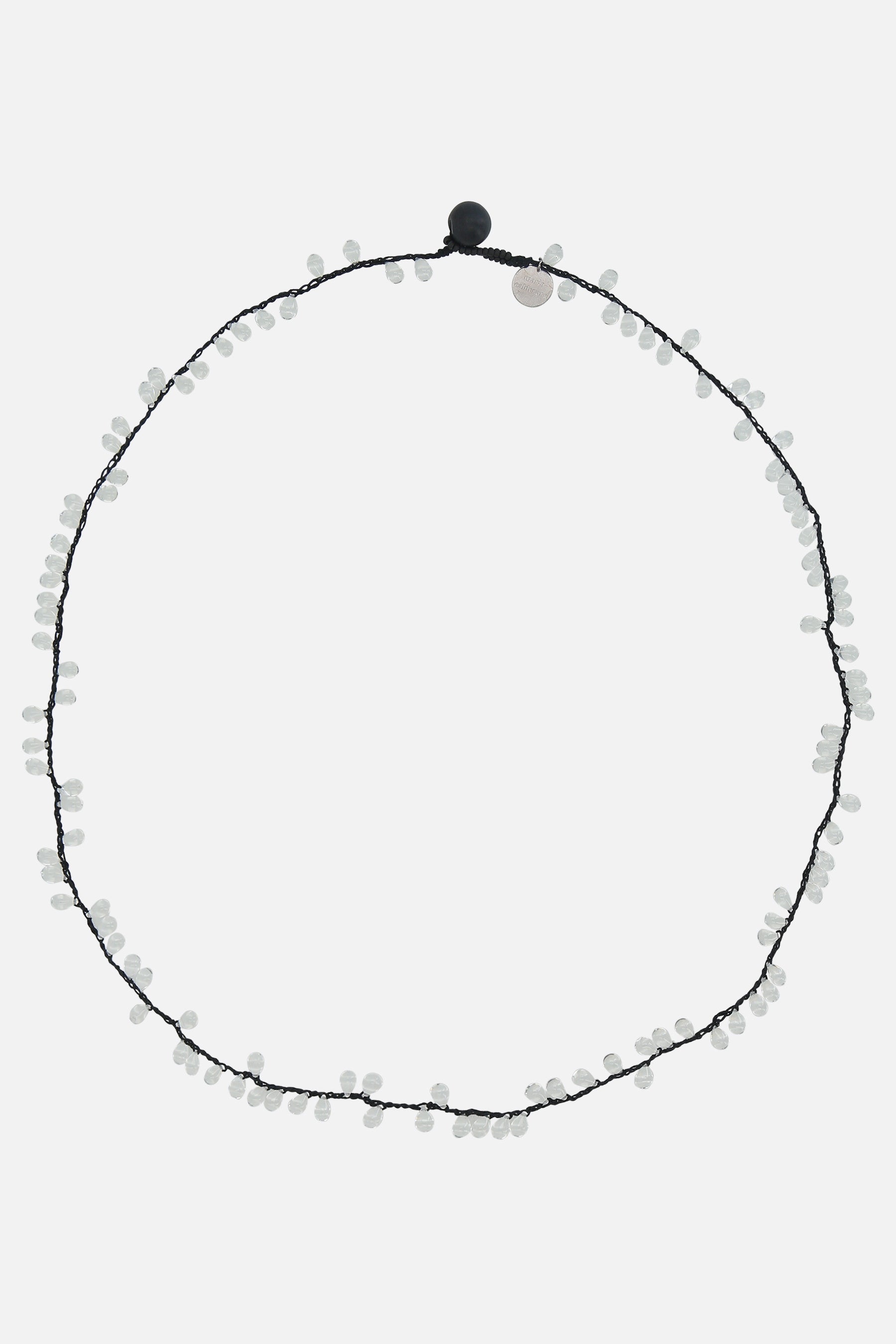 necklace with Murano glass appliqués