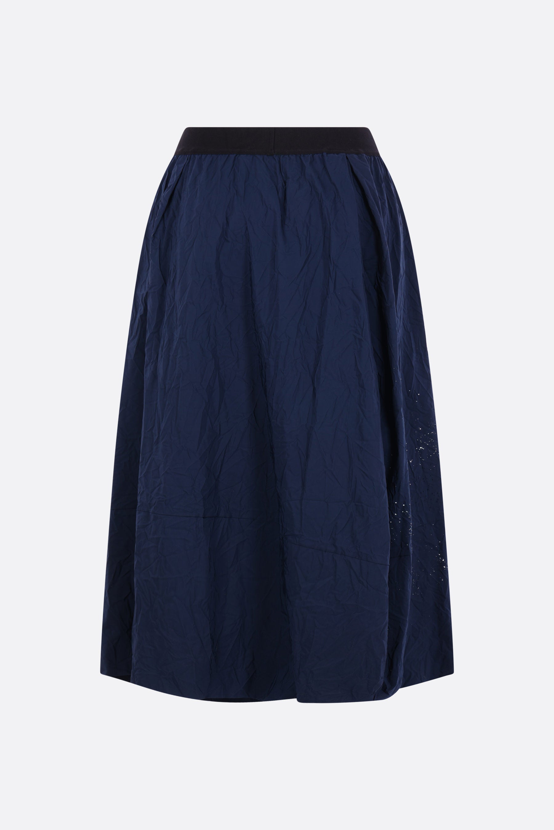 Bell skirt in technical taffeta