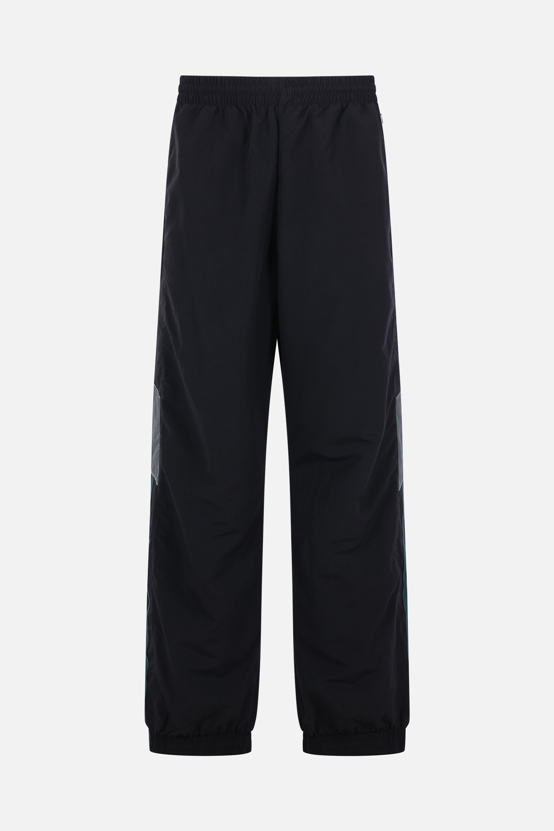 Panelled track trousers in nylon