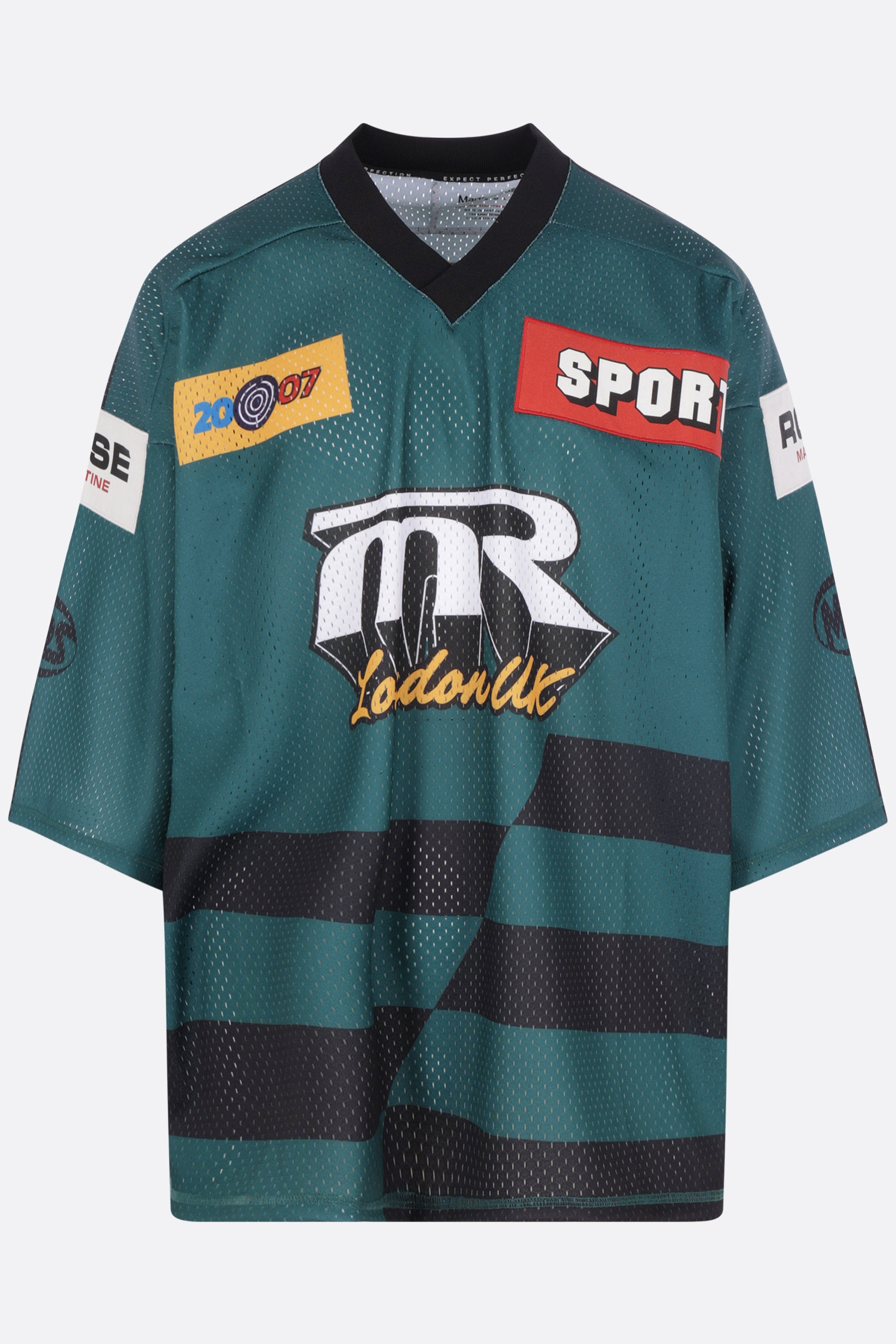 Hockey oversized t-shirt in mesh
