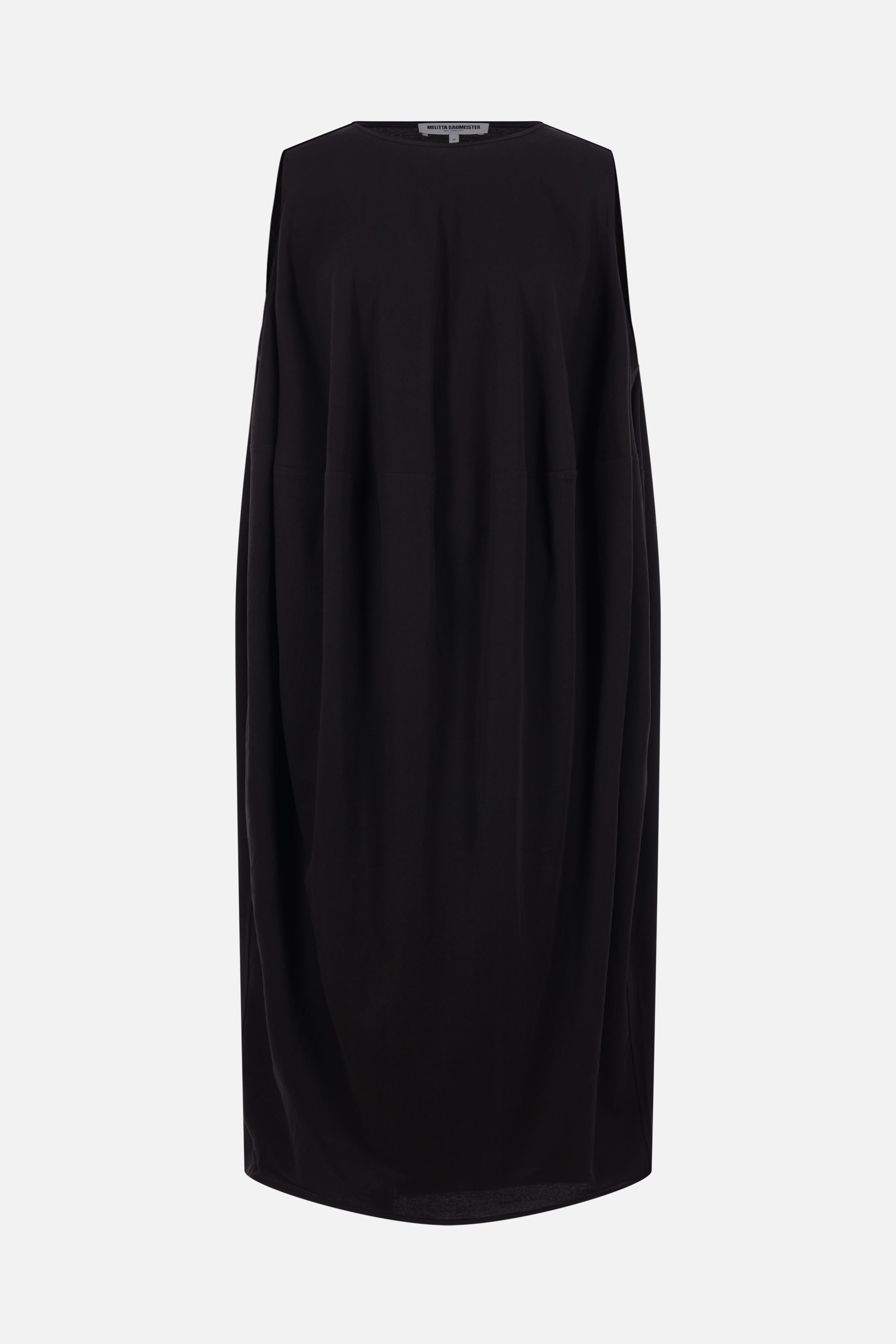 cocoon sleeveless dress in jersey