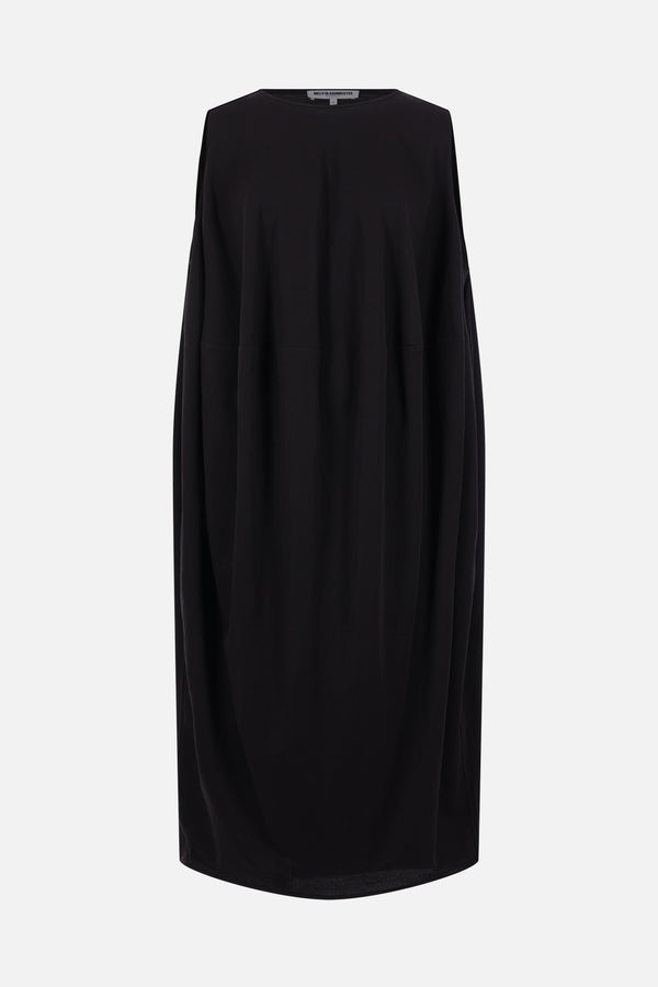 abito smanicato cocoon in jersey