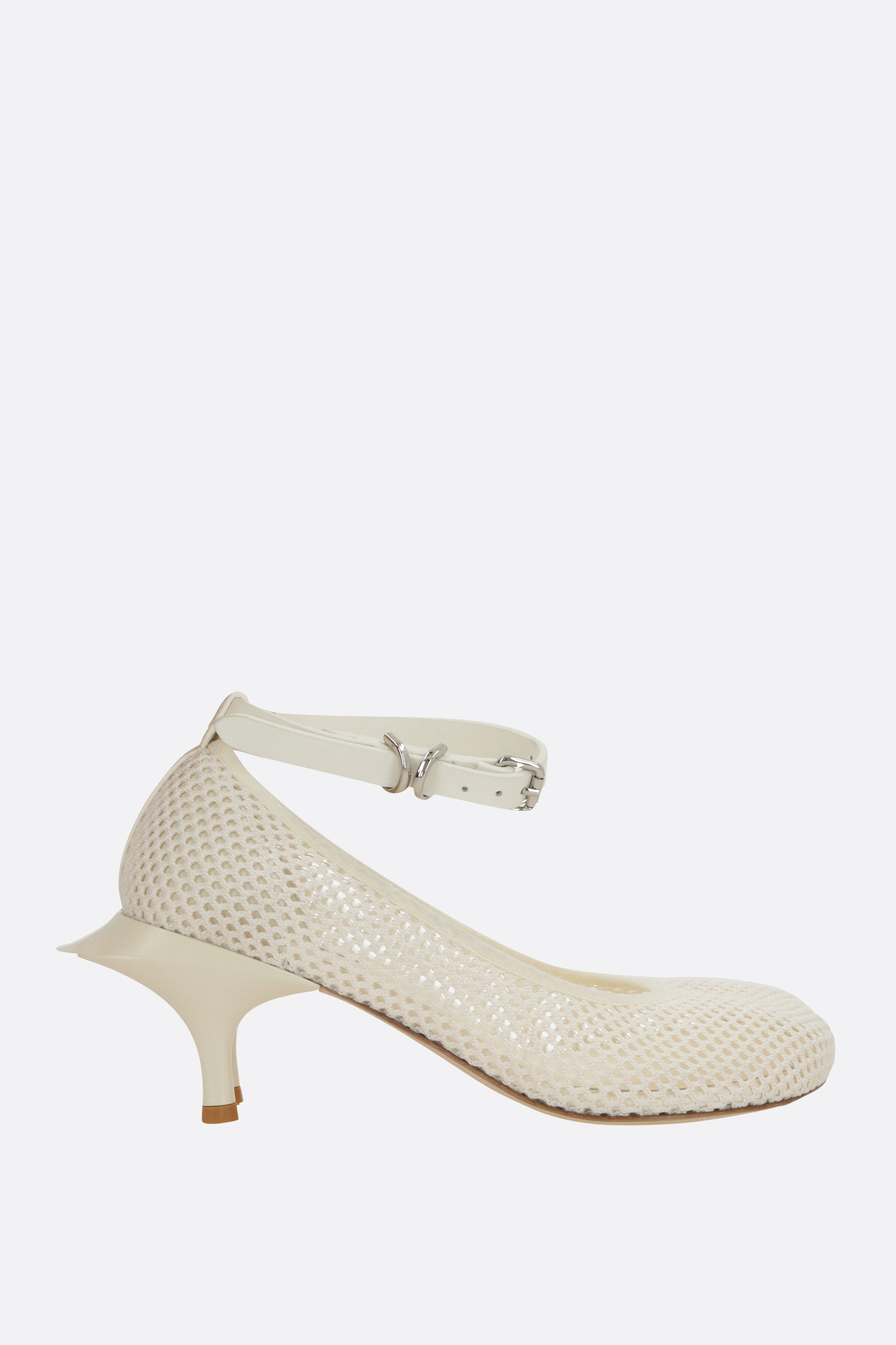 Airy Double Heel pumps in mesh