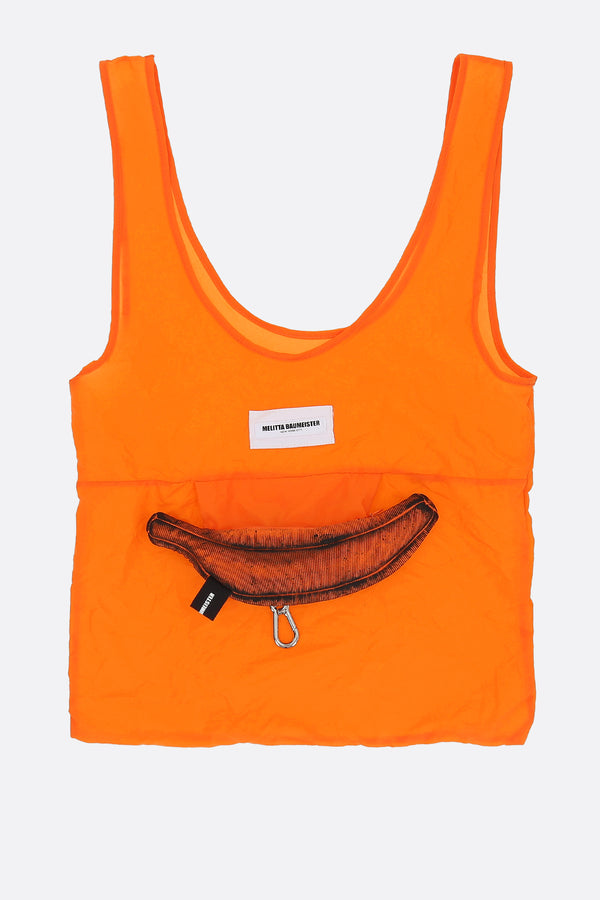Banana tote bag in nylon