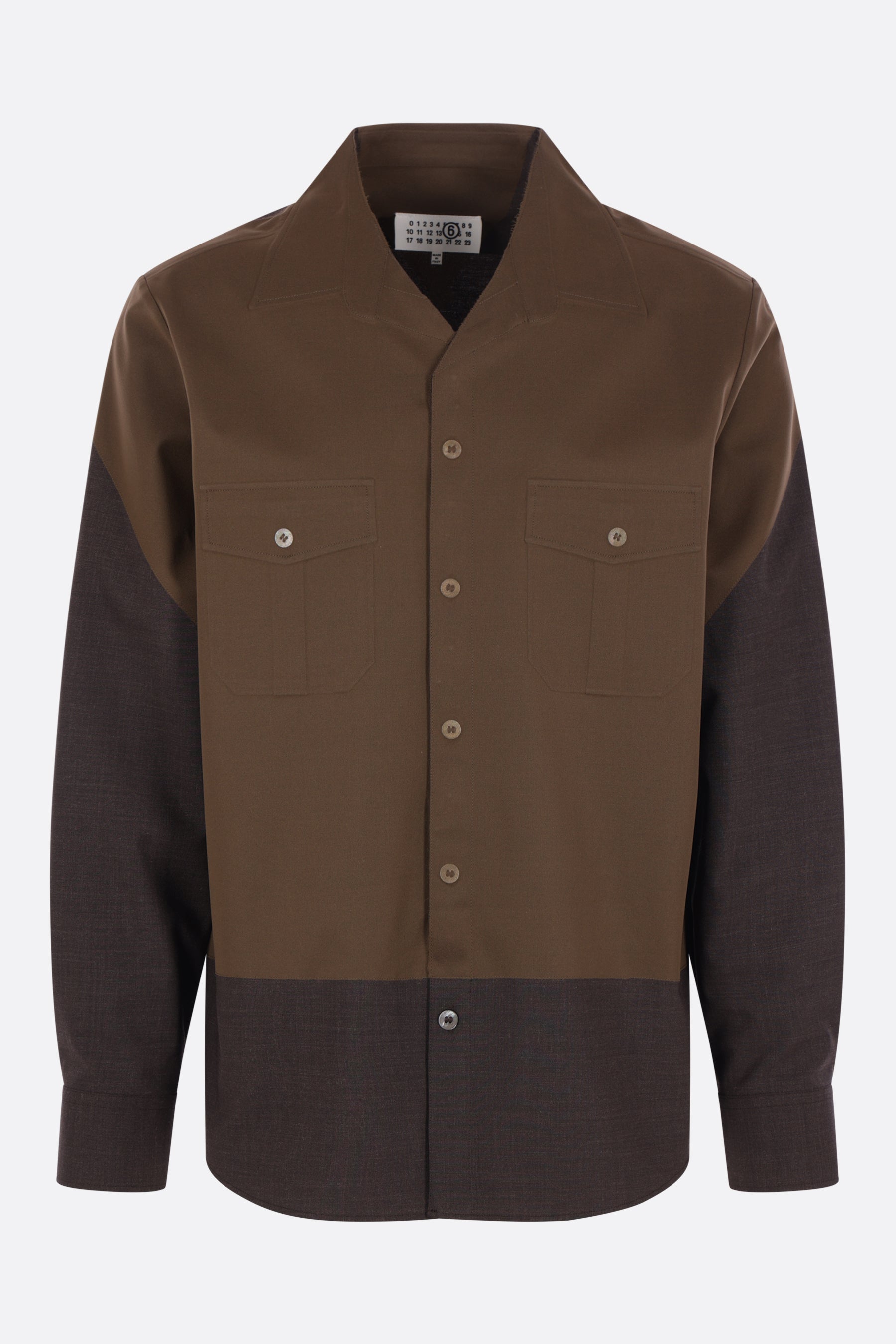 wool blend shirt
