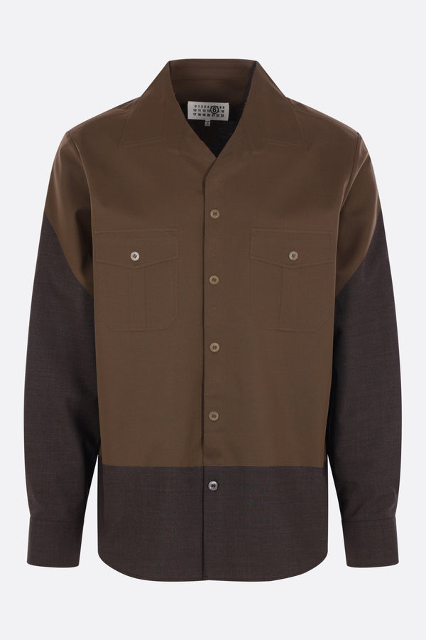 wool blend shirt