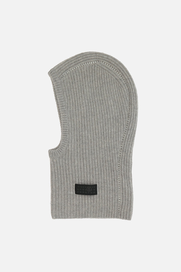 ribb wool blend balaclava