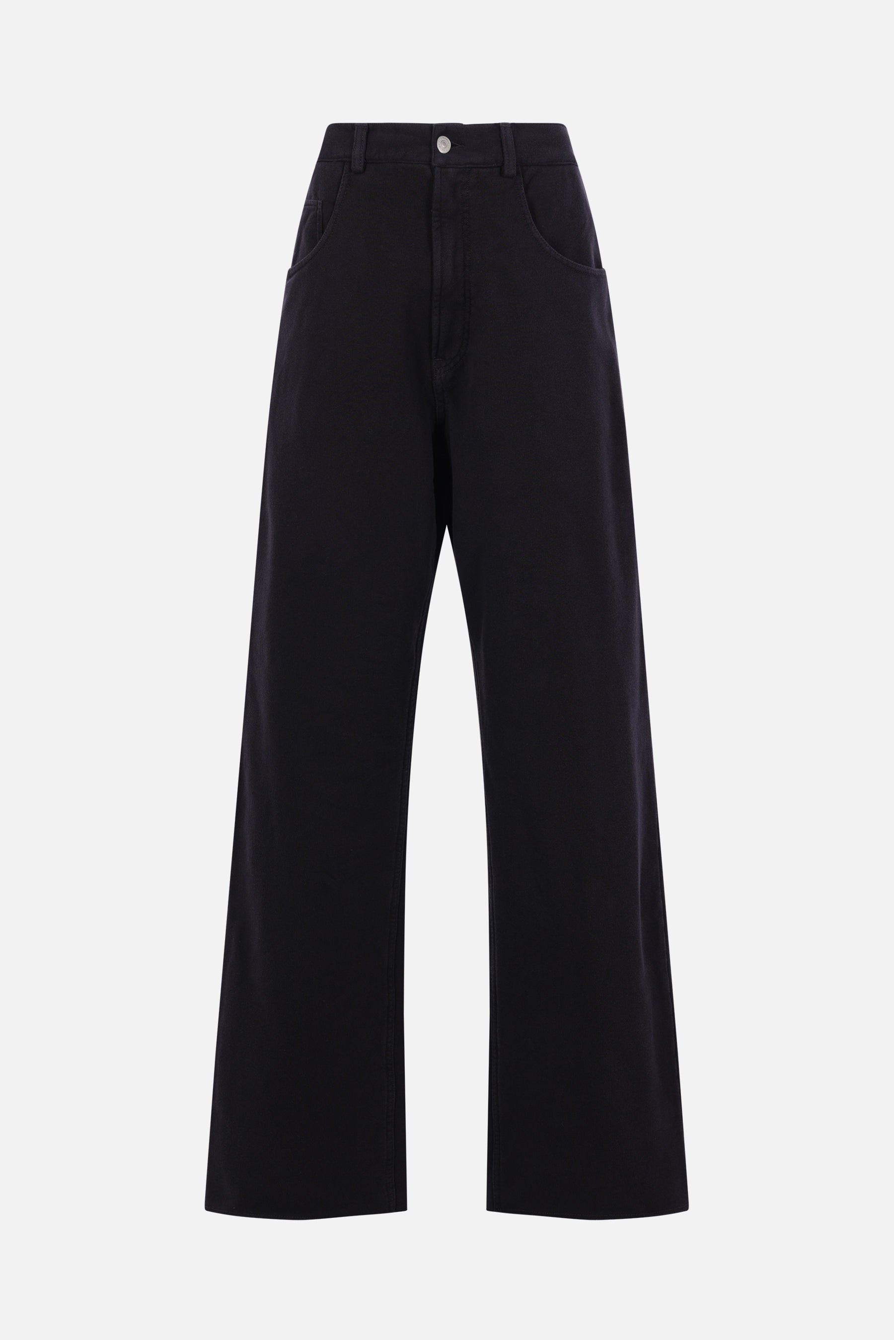 wide-leg trousers in jersey