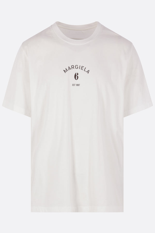 cotton t-shirt with Margiela 6 print