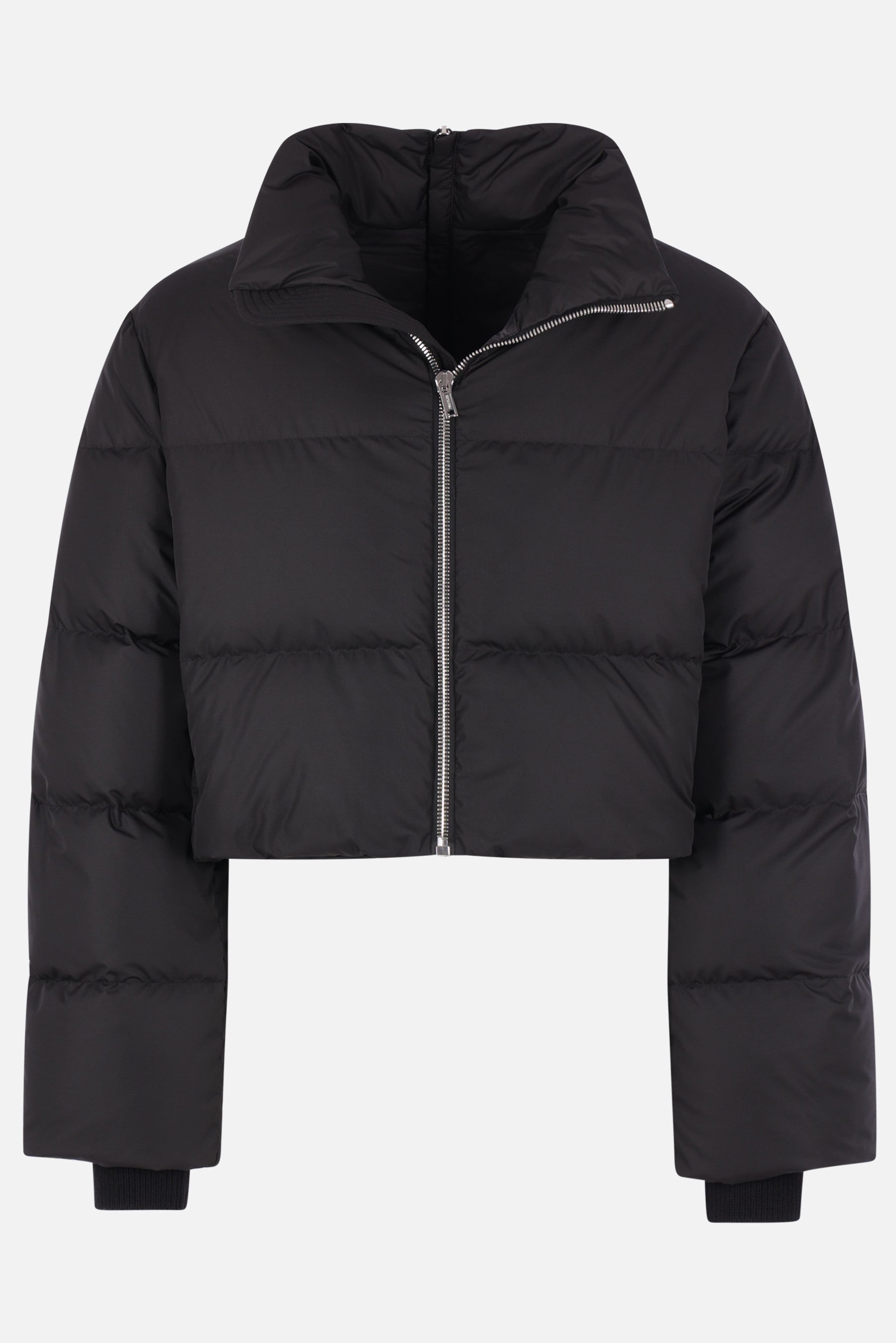 Cyclopic cropped down jacket in nylon