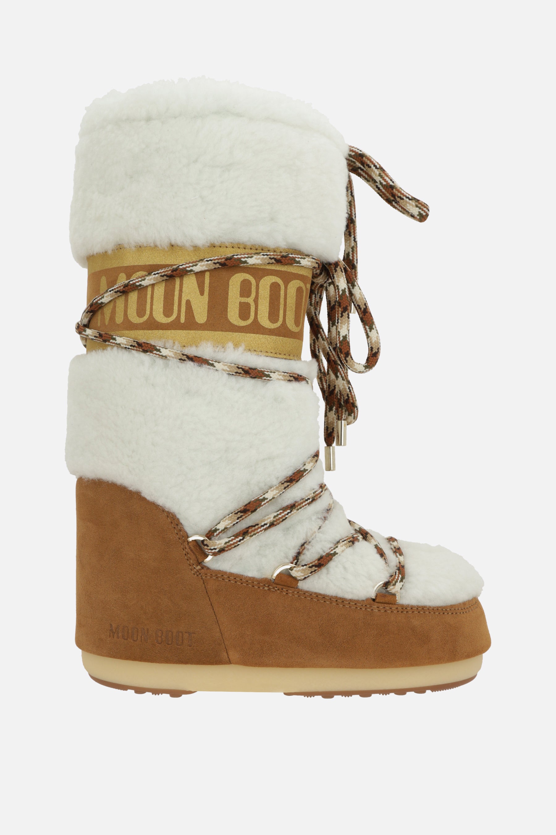 MB Icon high-top snow boots in shearling