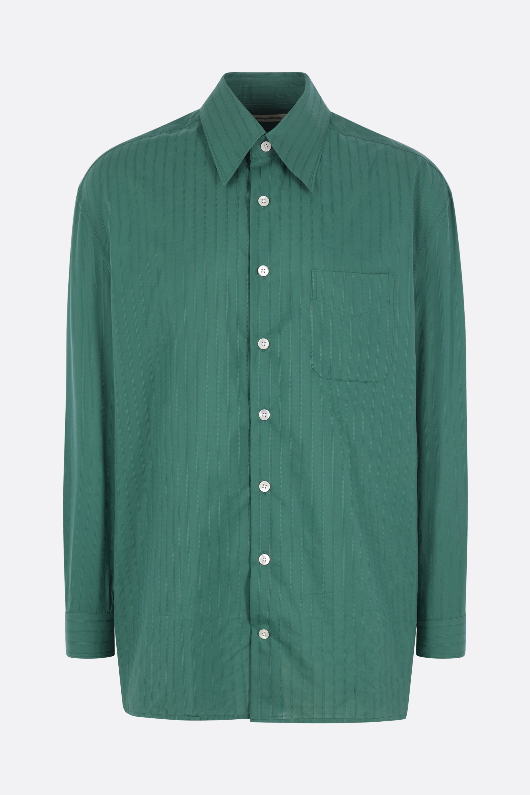Grinda oversized shirt in striped poplin