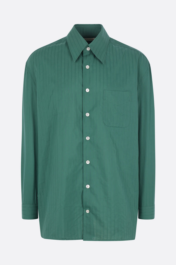 Grinda oversized shirt in striped poplin