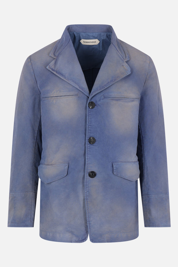 Ingaro single-breasted jacket in moleskin